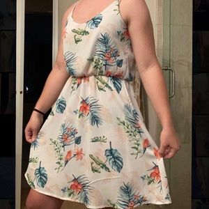 NWT Lush Hawaiian Print Dress size medium